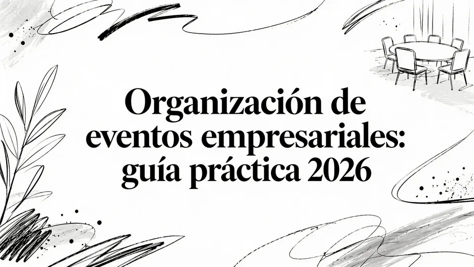 Organizacion de eventos empresariales: guía práctica 2026