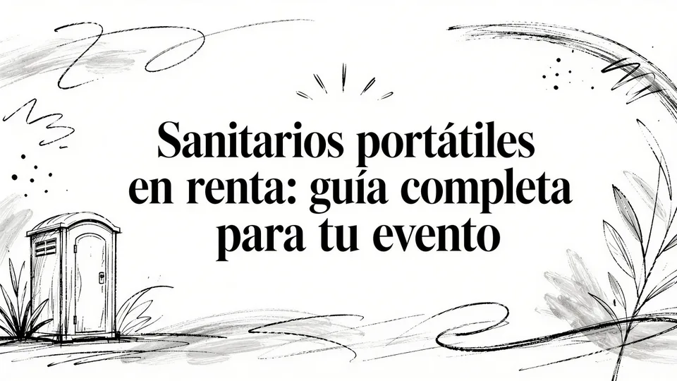 Sanitarios portatiles en renta: guía completa para tu evento