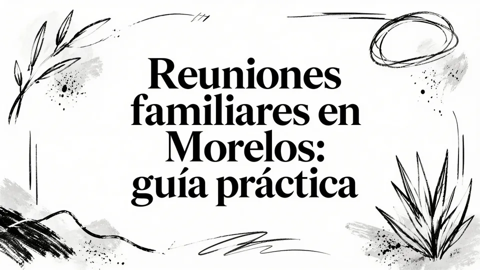 Reuniones familiares en Morelos: guía práctica