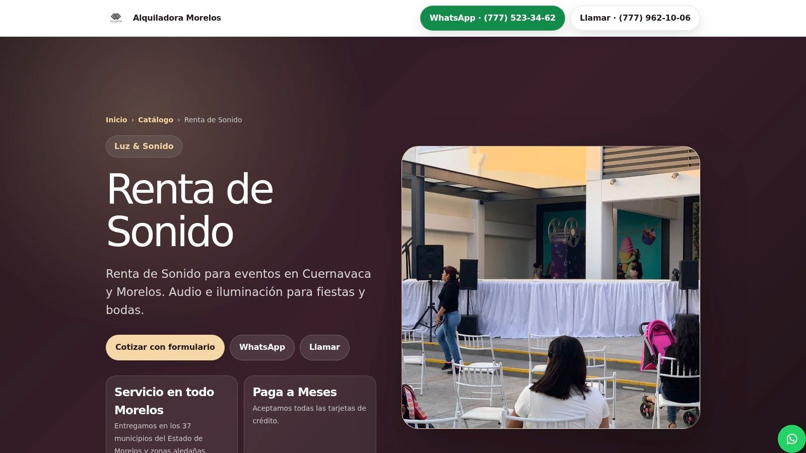 Screenshot from https://alquiladoramorelos.com.mx/producto/1596222698992x548654346080902140