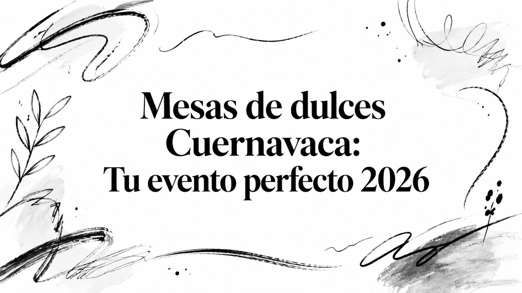 Mesas de dulces Cuernavaca: Tu evento perfecto 2026