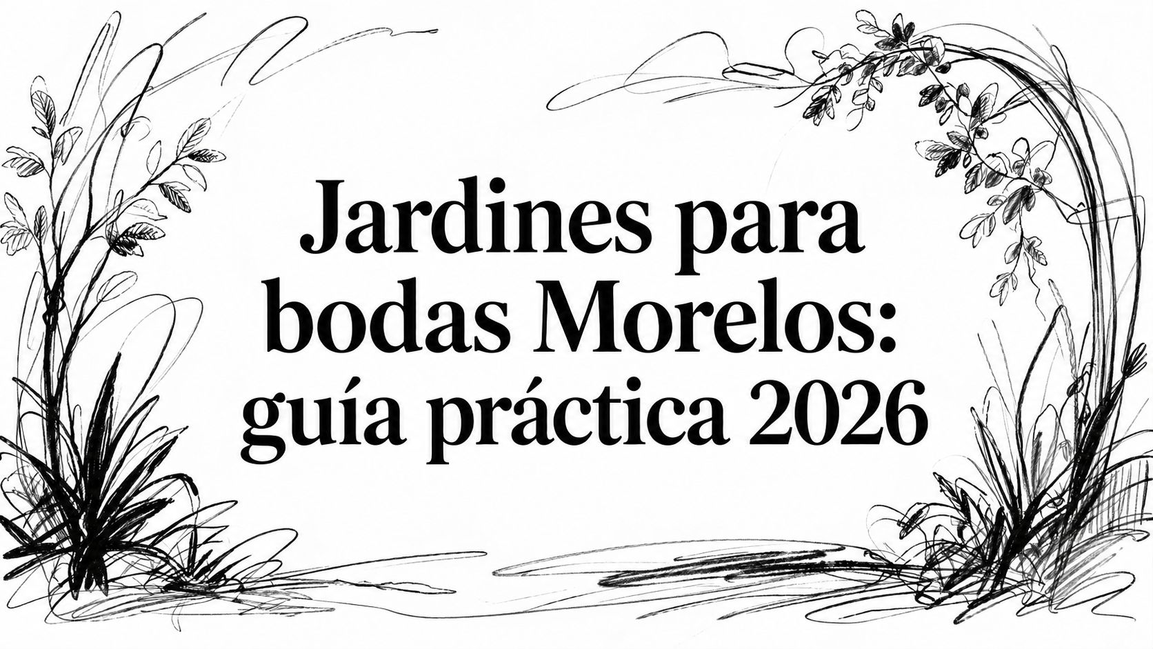 Jardines para bodas Morelos: guía práctica 2026
