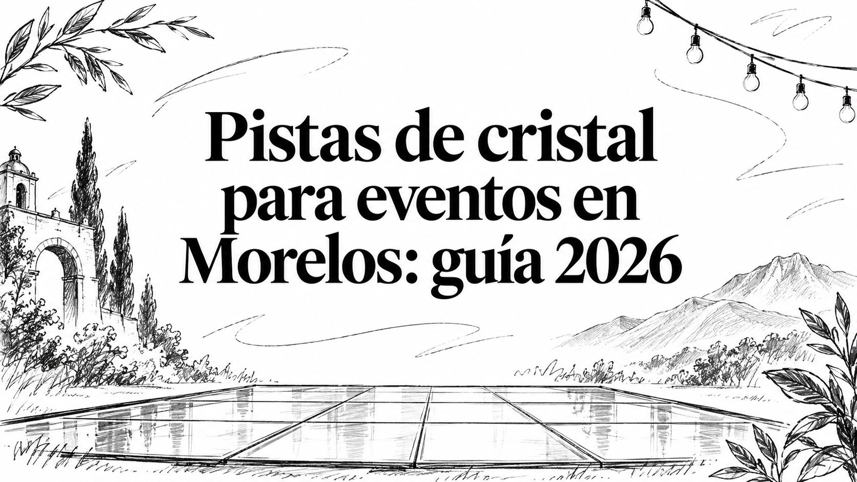 Pistas de cristal para eventos en Morelos: guía 2026
