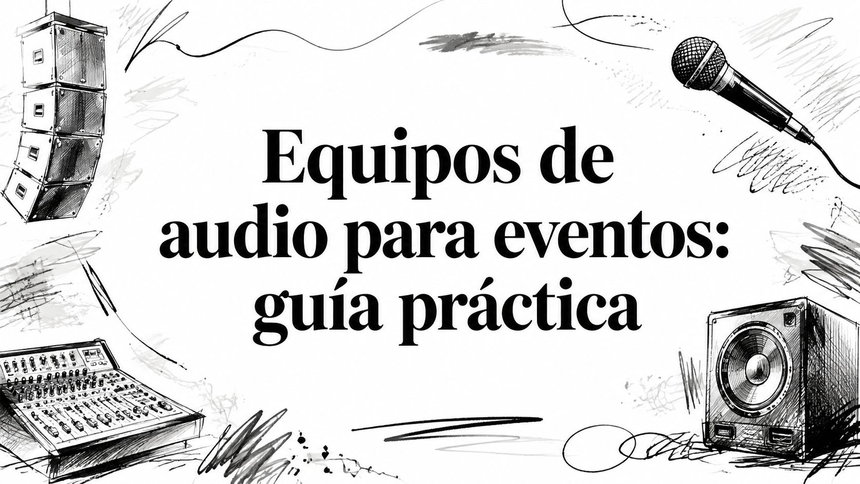 Equipos de audio para eventos: guía práctica