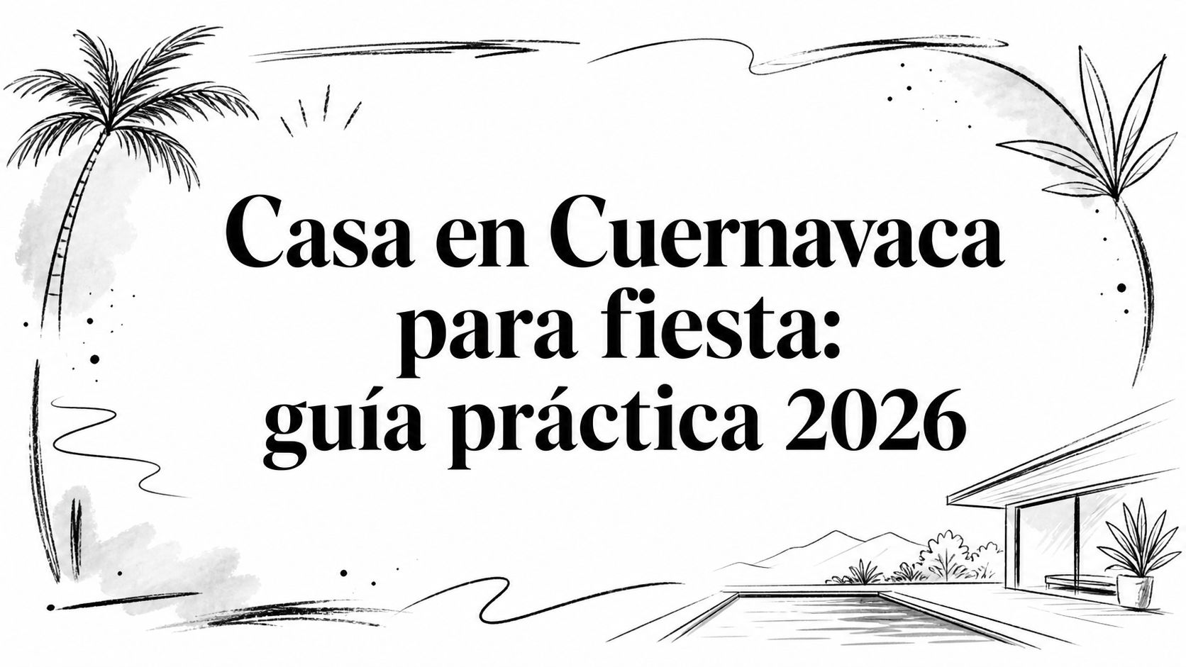 Casa en Cuernavaca para fiesta: guía práctica 2026