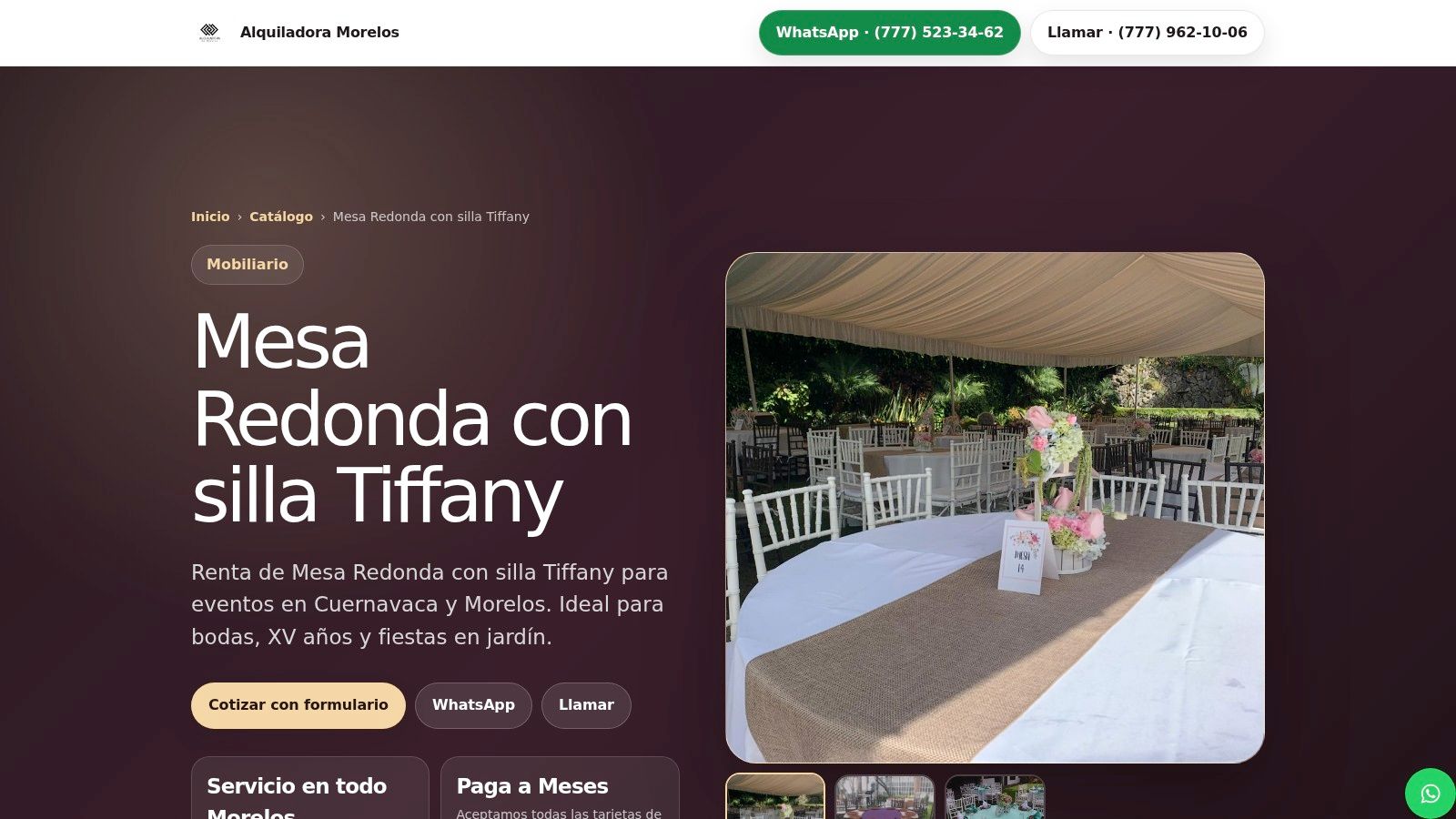 Screenshot from https://alquiladoramorelos.com.mx/producto/1552945898200x310302618436385100