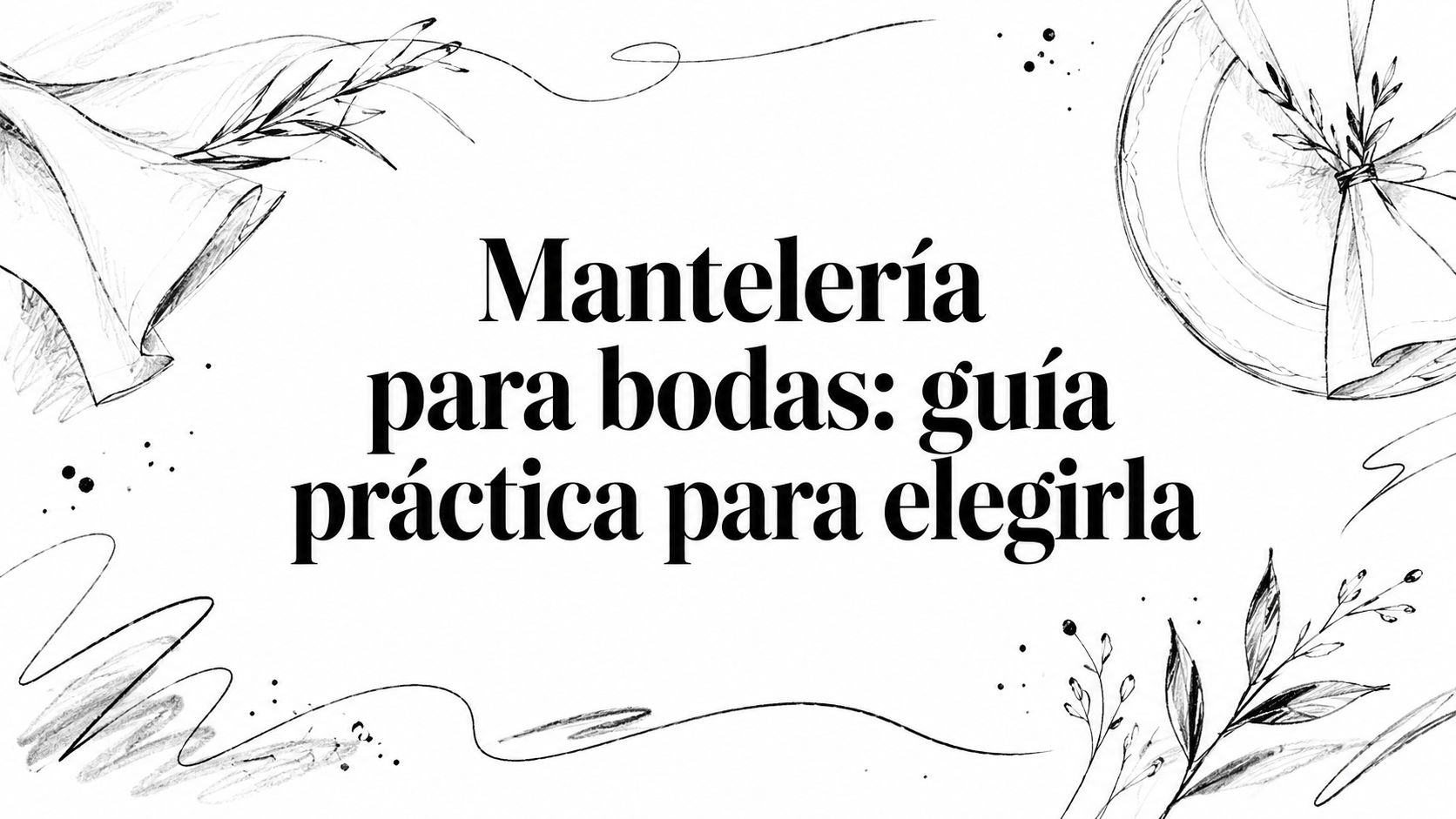 Mantelería para bodas: guía práctica para elegirla
