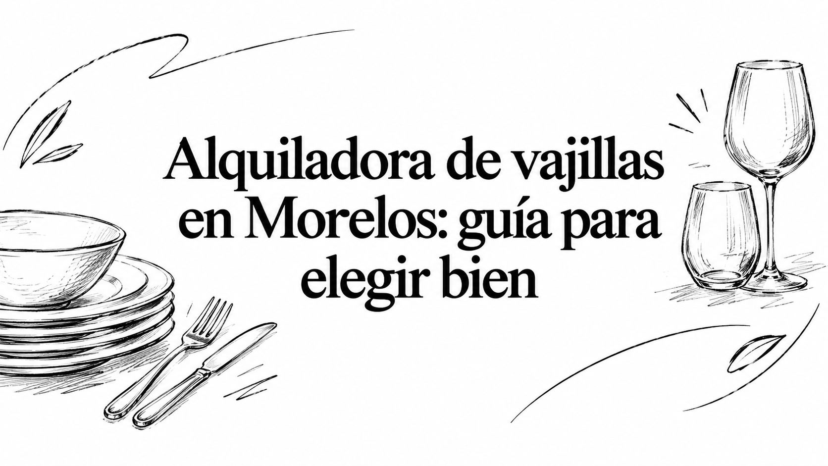 Alquiladora de vajillas en Morelos: guía para elegir bien