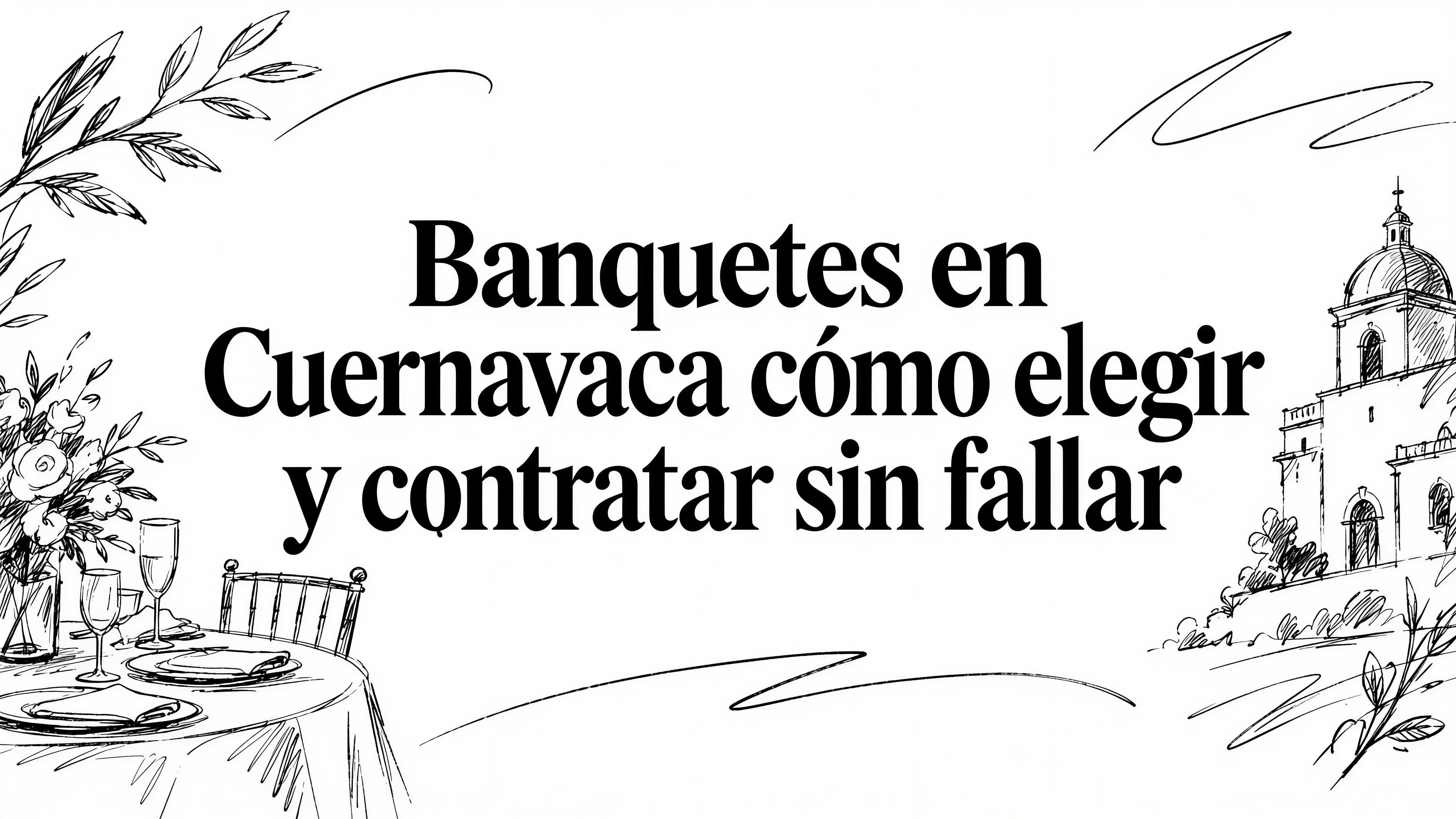 Banquetes en Cuernavaca cómo elegir y contratar sin fallar