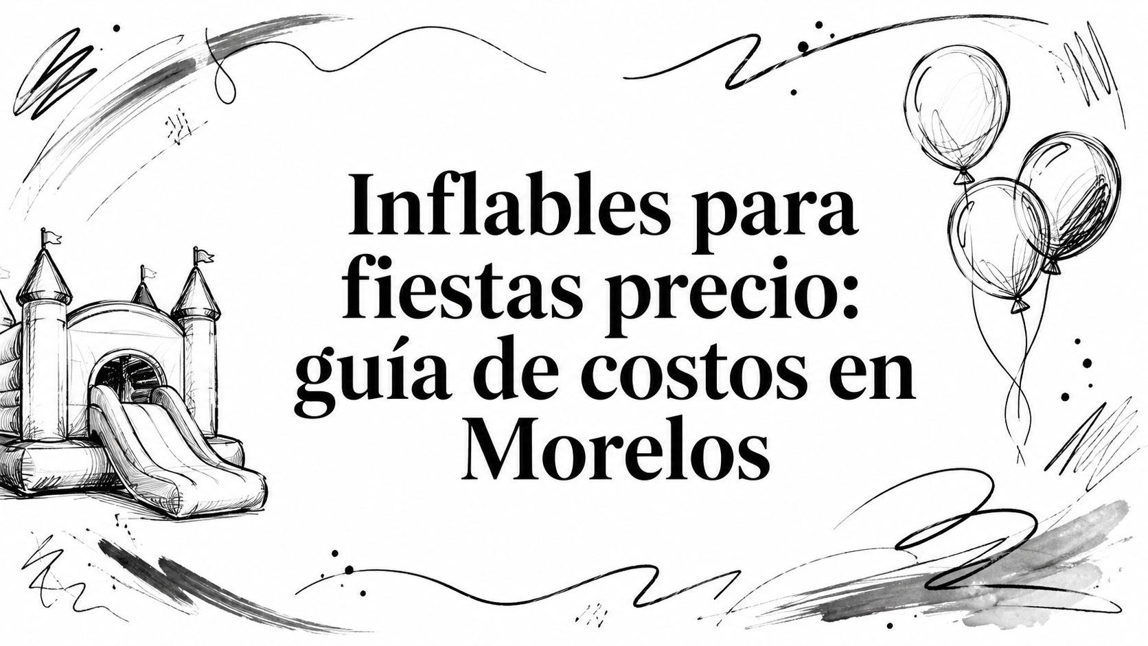 Inflables para fiestas precio: guía de costos en Morelos