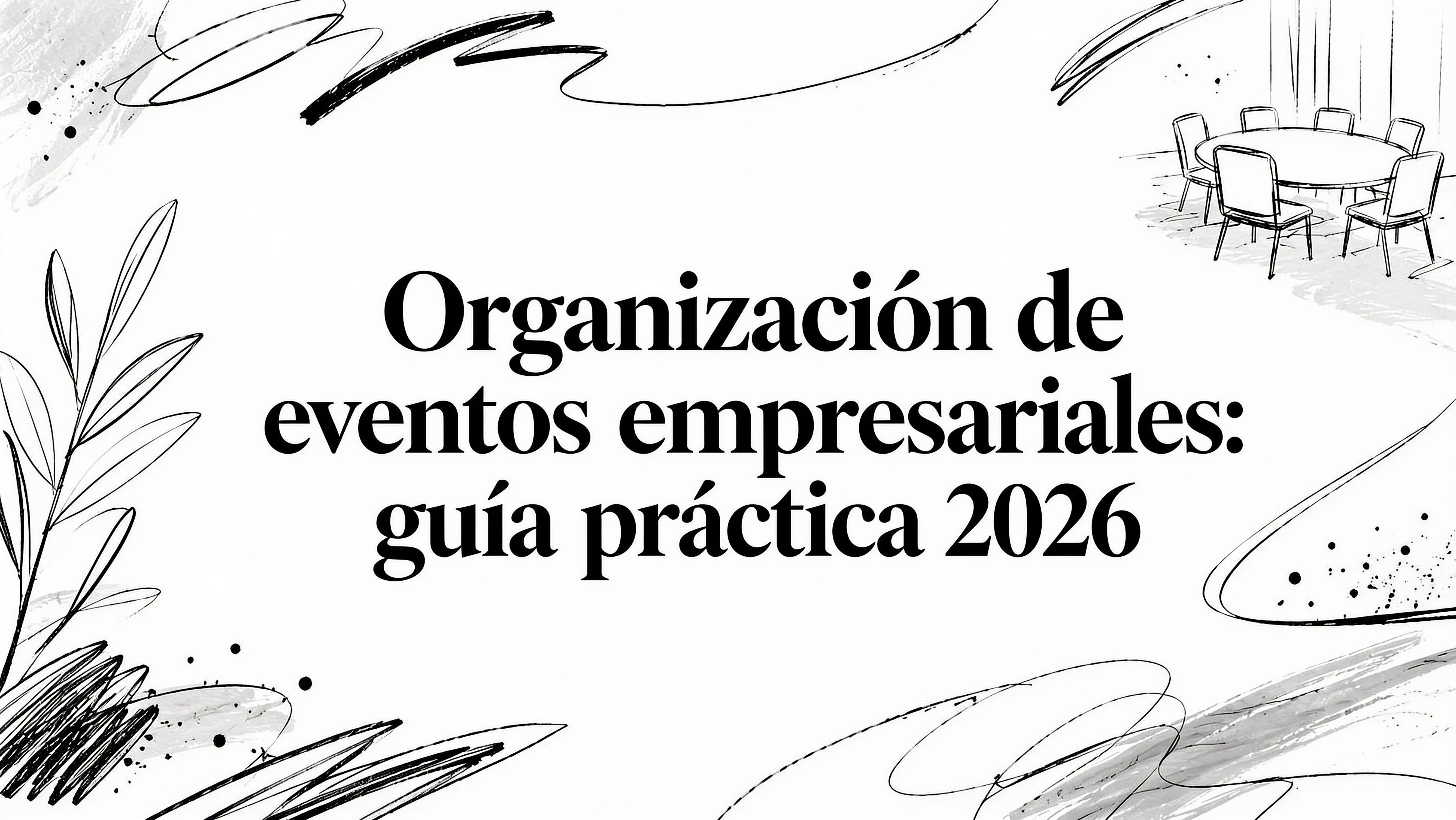 Organizacion de eventos empresariales: guía práctica 2026