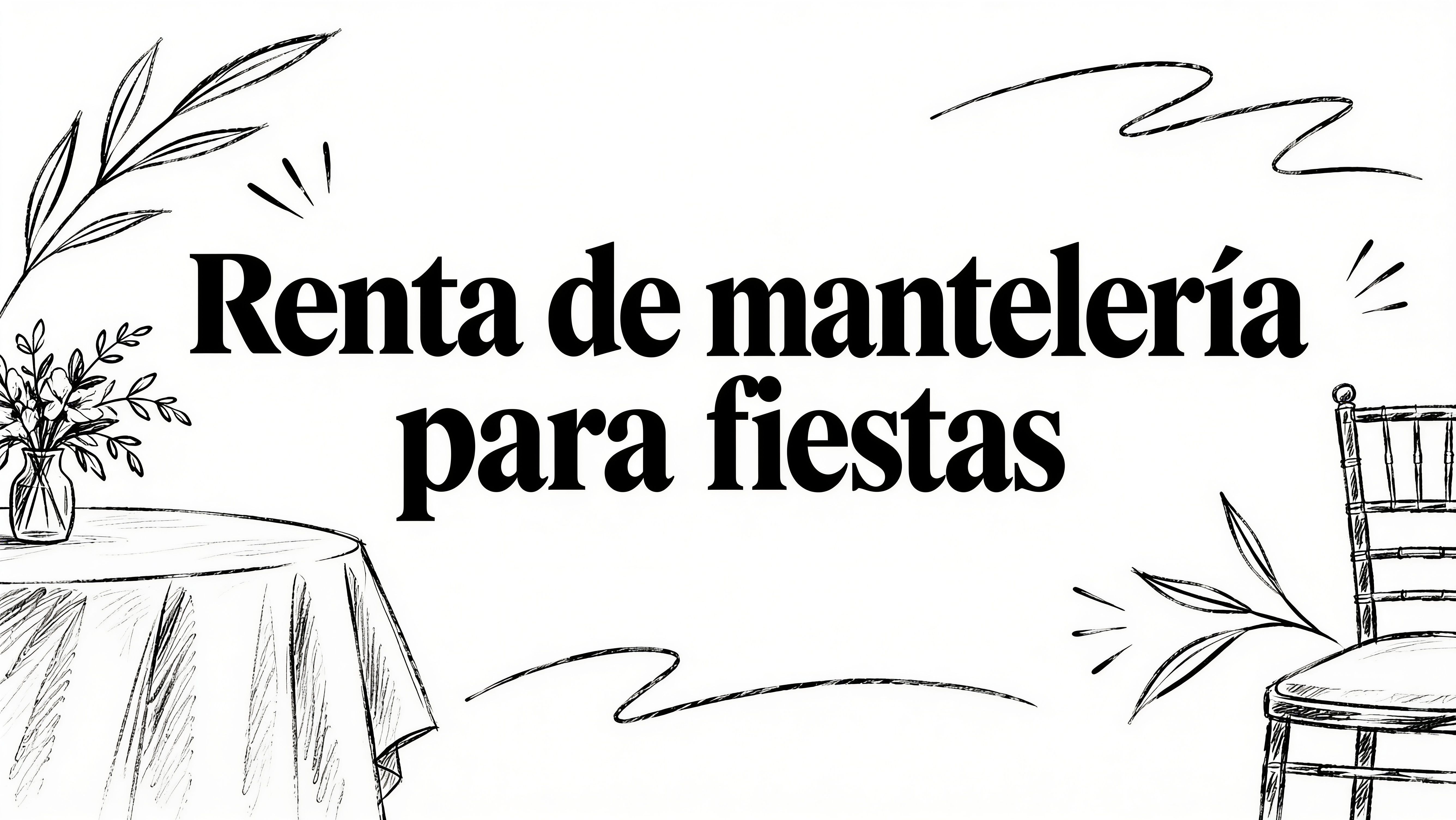 Renta de manteleria para fiestas