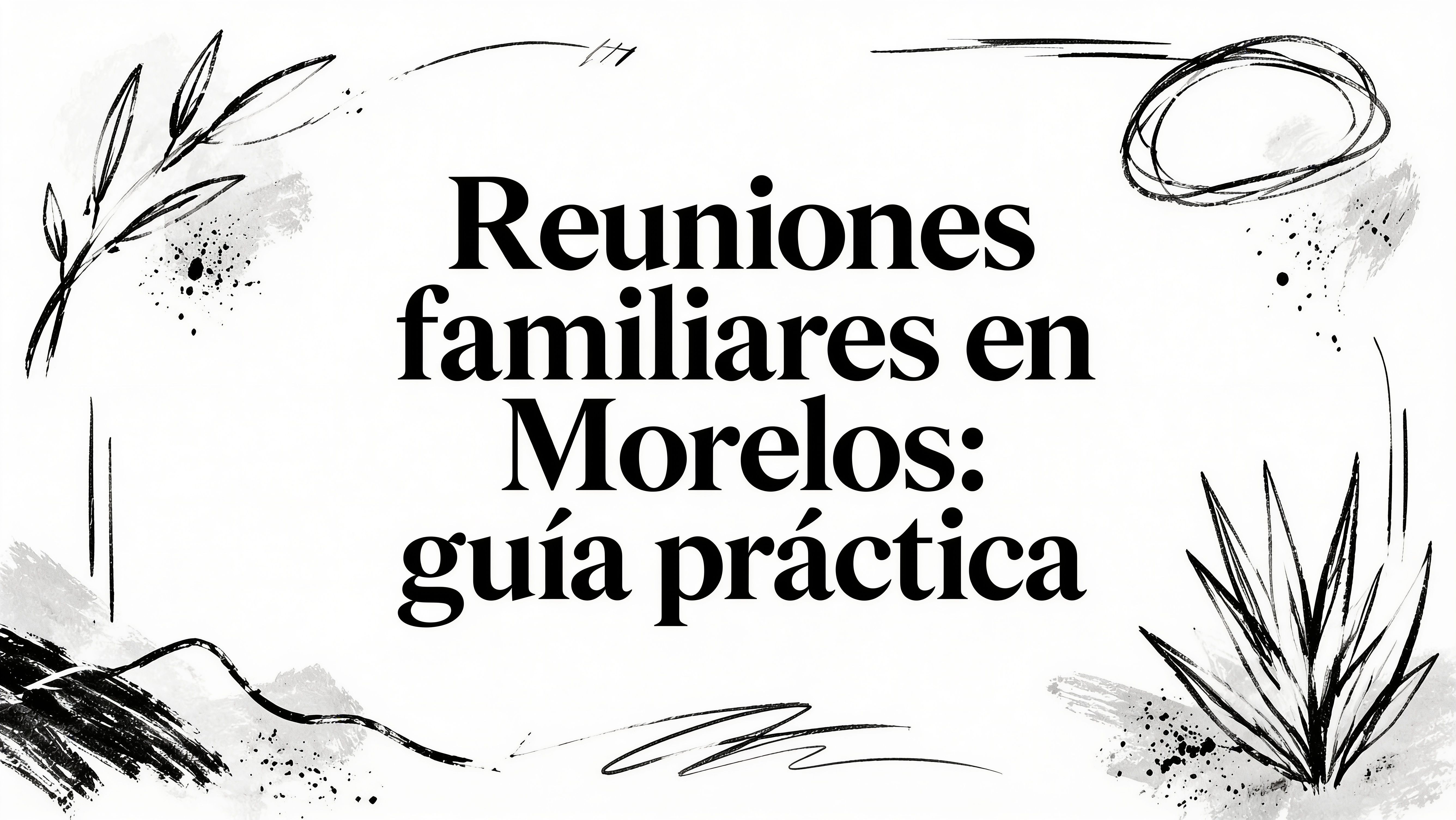 Reuniones familiares en Morelos: guía práctica