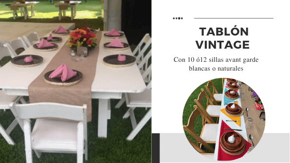 Tablón vintage
