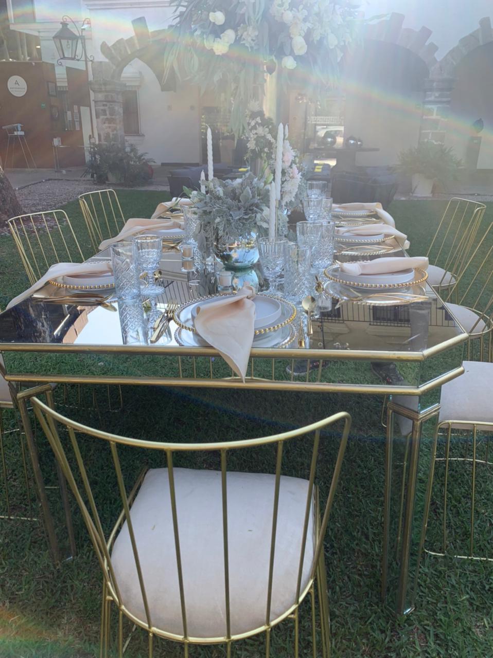 Mesa premium de cristal