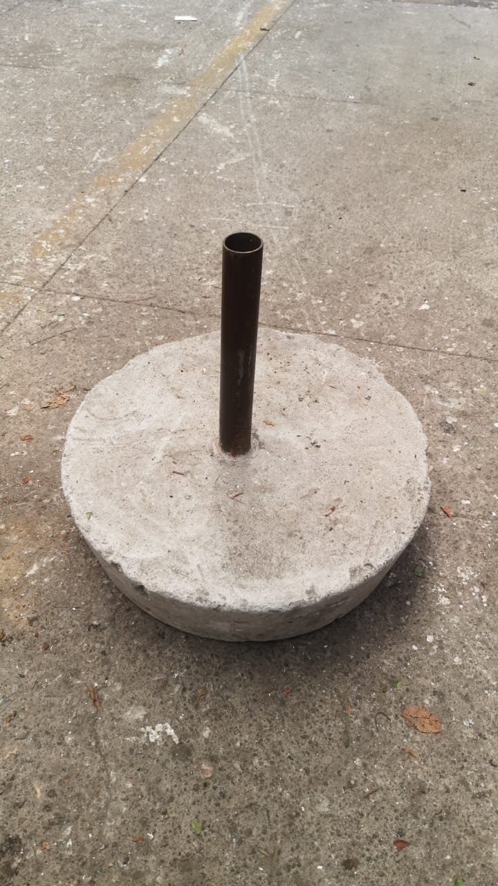 Base sola de cemento