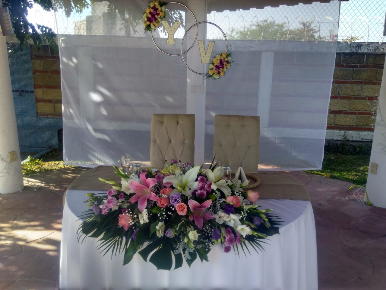 Mesa de novios
