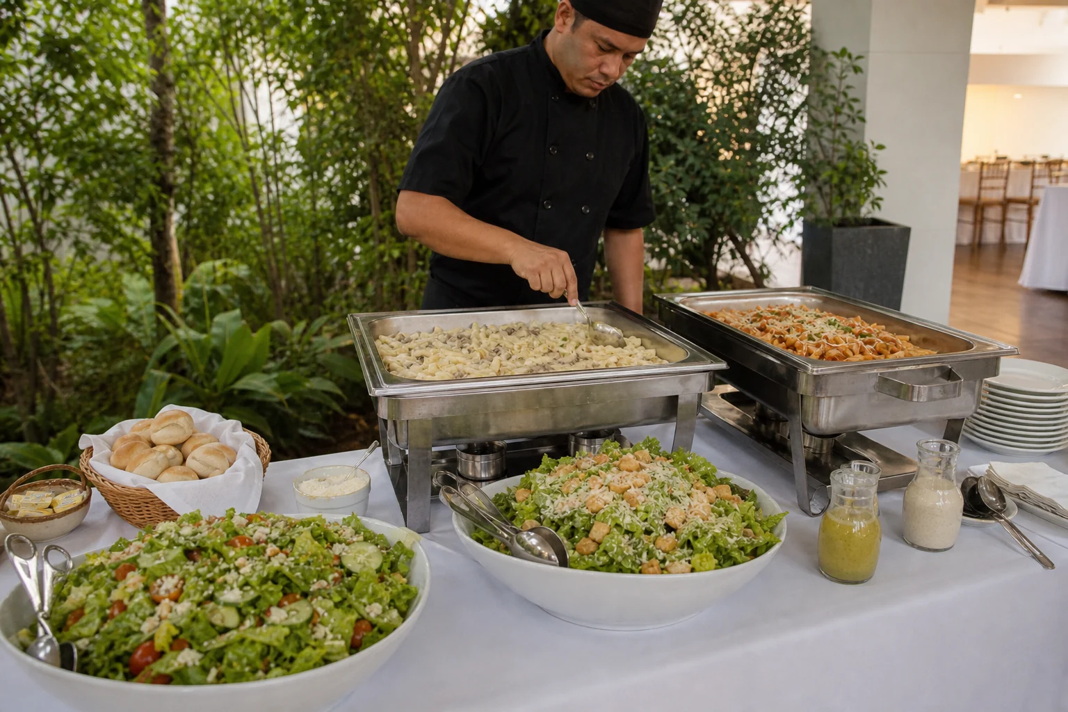 Buffet de Pastas y Ensaladas 